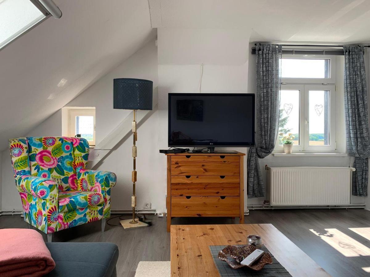 Vierseitenhof Hasenfelde - Ferienwohnung Feldblick Steinhofel Bagian luar foto